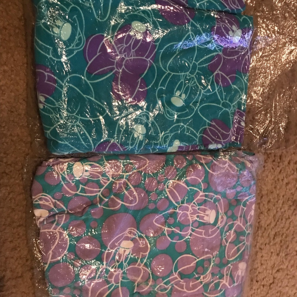 Lularoe Disney os Minnie Mouse Leggings Set of 2